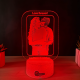 Lampa 3D Personalizata cu Poza – Love Forever