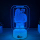 Lampa 3D Personalizata cu Poza – Love Forever