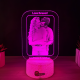 Lampa 3D Personalizata cu Poza – Love Forever