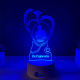 Lampa 3D Personalizata cu Poza – Doctor