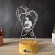 Lampa 3D Personalizata cu Poza – Doctor