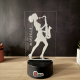 Lampa 3D Personalizata – Saxofonista cu Nume
