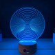 Lampa 3D Abstracta – Infinity Vortex