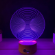 Lampa 3D Abstracta – Infinity Vortex