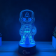 Lampa 3D Supererou – Captain Hero