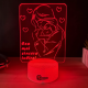 Lampa 3D Personalizata – Cea mai sincera iubire