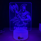 Lampa 3D Personalizata – Razboinic cu Topor si Nume