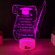 Lampa 3D Personalizata – Cadou de Absolvire / Profesor