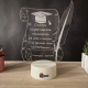 Lampa 3D Personalizata – Cadou de Absolvire / Profesor