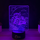 Lampa 3D – Peisaj cu Tractor
