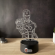 Lampa 3D cu Design Super Erou – Iron Hero
