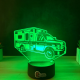 Lampa 3D Personalizata – Ambulanta cu Nume