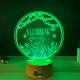 Lampa 3D Personalizata cu Nume – Ursulet in Natura