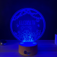 Lampa 3D Personalizata cu Nume – Ursulet in Natura