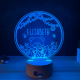 Lampa 3D Personalizata cu Nume – Ursulet in Natura