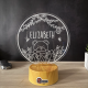Lampa 3D Personalizata cu Nume – Ursulet in Natura