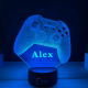 Lampa 3D Personalizata cu Nume – Controller Gamer