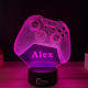 Lampa 3D Personalizata cu Nume – Controller Gamer
