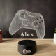 Lampa 3D Personalizata cu Nume – Controller Gamer