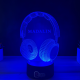 Lampa 3D Personalizata cu Nume – Casti Audio