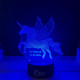 Lampa 3D Personalizata cu Nume – Unicorn Magic