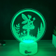 Lampa 3D Personalizata cu Nume – Zana din Padure
