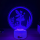 Lampa 3D Personalizata cu Nume – Zana din Padure