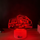 Lampa 3D Personalizata – Basculanta cu Nume