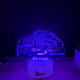 Lampa 3D Personalizata – Basculanta cu Nume