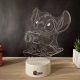 Lampa 3D Personalizata – Stitch cu Aparat Foto
