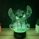 Lampa 3D Personalizata – Stitch Tribal