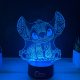 Lampa 3D Personalizata – Stitch Tribal