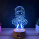 Lampa 3D Personalizata – Super Eroina