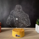 Lampa 3D Personalizata – Iron Hero