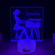 Lampa 3D Personalizata – Pianista cu Nume