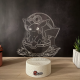 Lampa 3D Personalizata – Pikachu in Pokeball