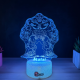 Lampa 3D Personalizata – Hulk