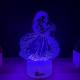 Lampa 3D Personalizata – Rapunzel