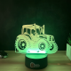 Lampa 3D Personalizata – Tractor cu Nume