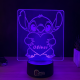 Lampa 3D Personalizata – Stitch cu Inima