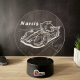 Lampa 3D Personalizata – Sonic Racing