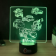 Lampa 3D Personalizata – Masinute Cars