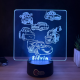 Lampa 3D Personalizata – Masinute Cars