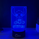 Lampa 3D – Stitch