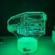 Lampa 3D Personalizata – Camion Cisterna MAN cu Nume