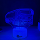 Lampa 3D Personalizata – Camion Cisterna MAN cu Nume