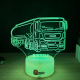 Lampa 3D Personalizata – Camion Cisterna MAN cu Nume