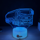 Lampa 3D Personalizata – Camion Cisterna MAN cu Nume