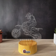 Lampa 3D Personalizata – Motocross Adventure