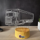 Lampa 3D Personalizata – Camion SCANIA.2 cu Nume